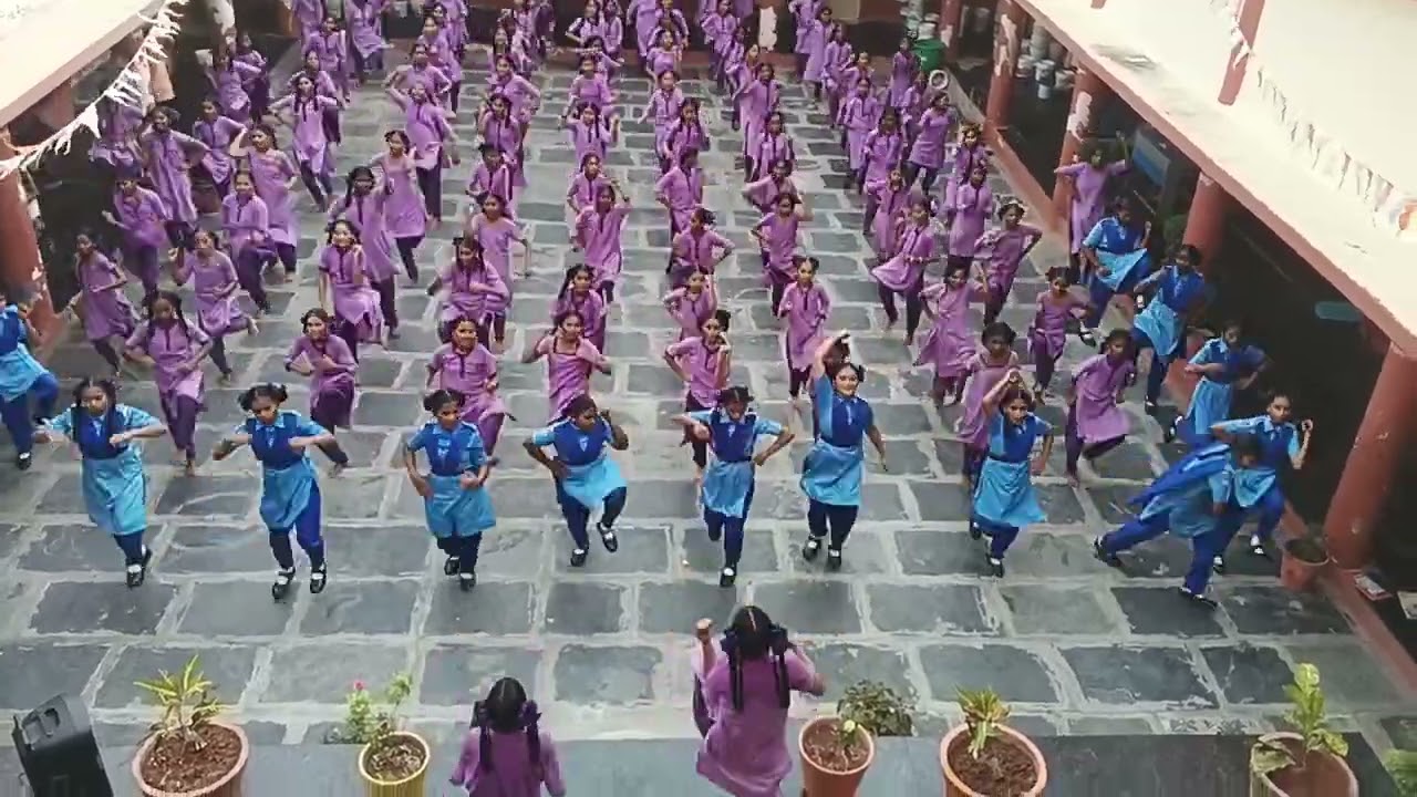 KGBV ATCHAMPET Our School Students Aerobic Dance.
