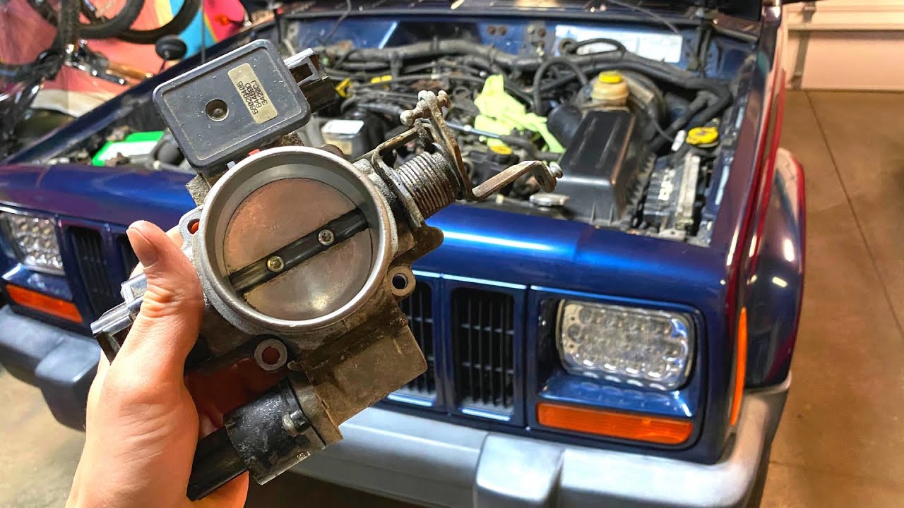 Как очистить дроссельную заслонку и регулятор холостого хода (Jeep Cherokee XJ)