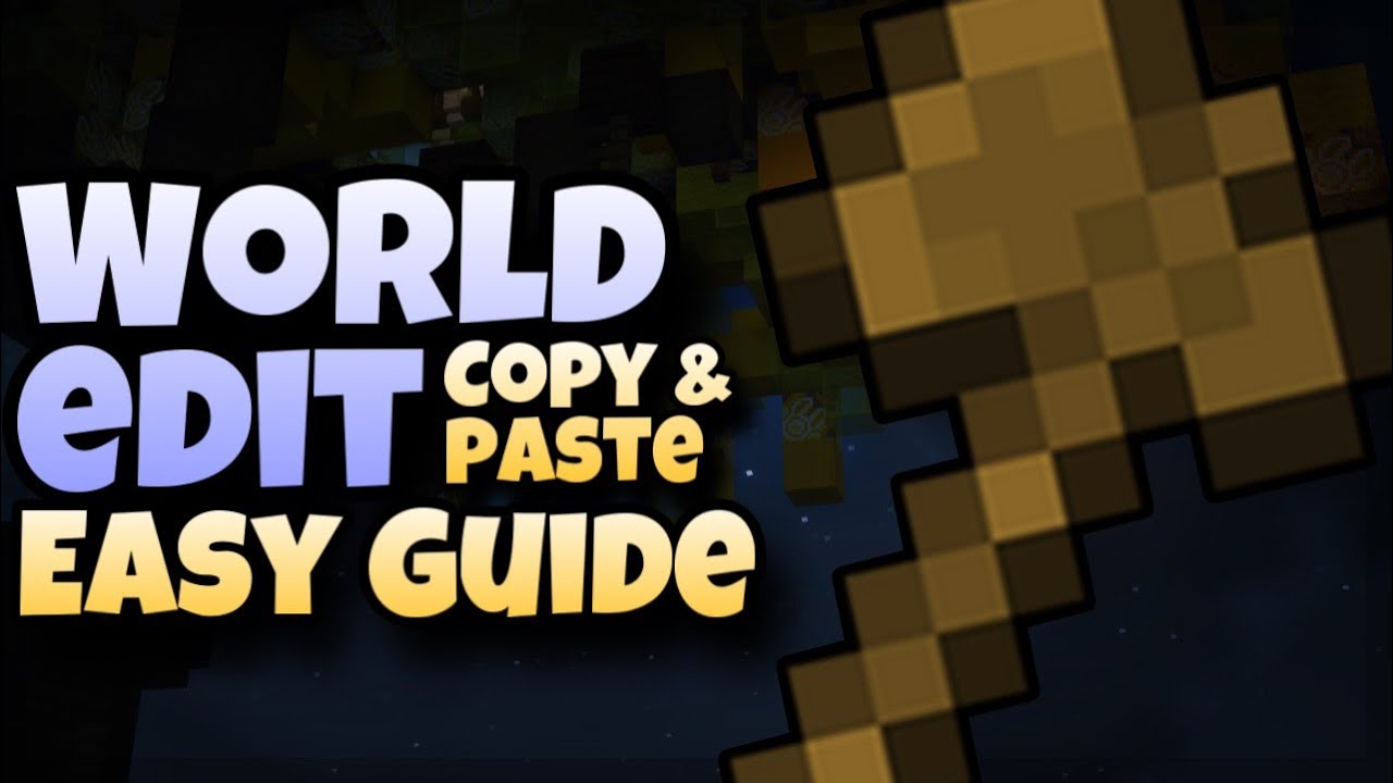 World Edit duplicate structures! (Minecraft Tutorial ~ World edit mod ~ Copy/Paste)