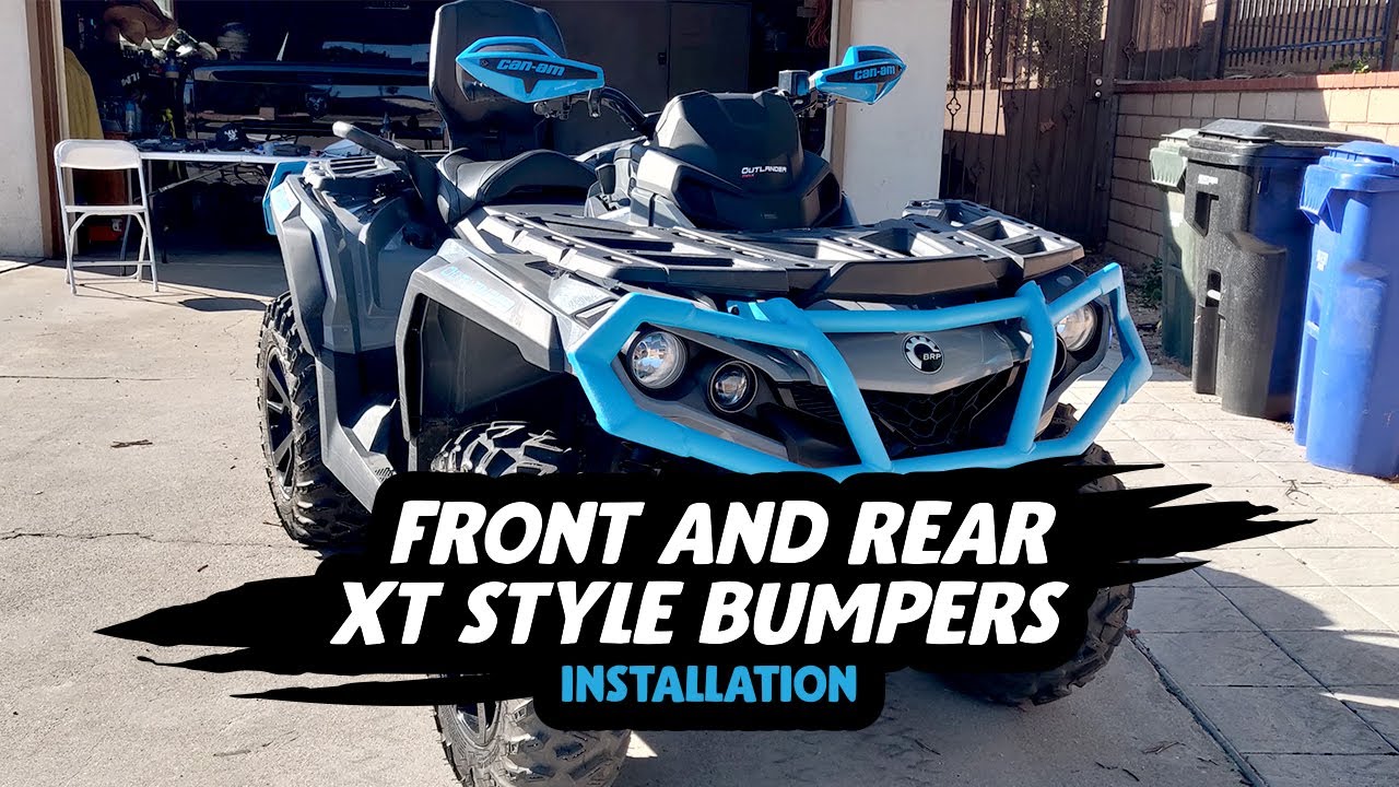 Установка бамперов в стиле Can-Am Outlander XT