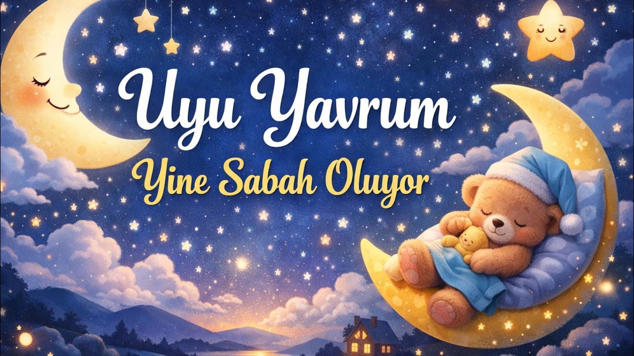 Uyu Yavrum Yine Sabah Oluyor - Ninni | Siyah Ekran | 1 Saat | Bebek Uyku Müziği