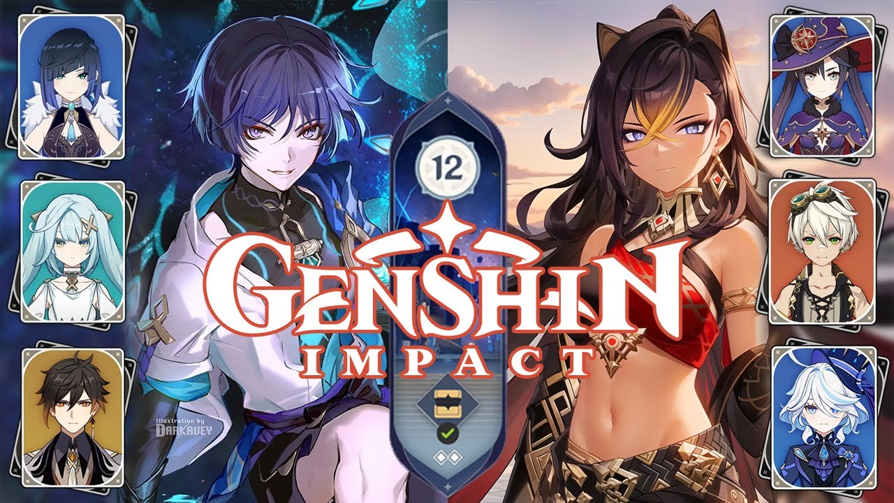 Genshin: Impact | Patch 4.2 Spiral Abyss 12 | Wanderer Hydrostorm & Dehya Vaporize