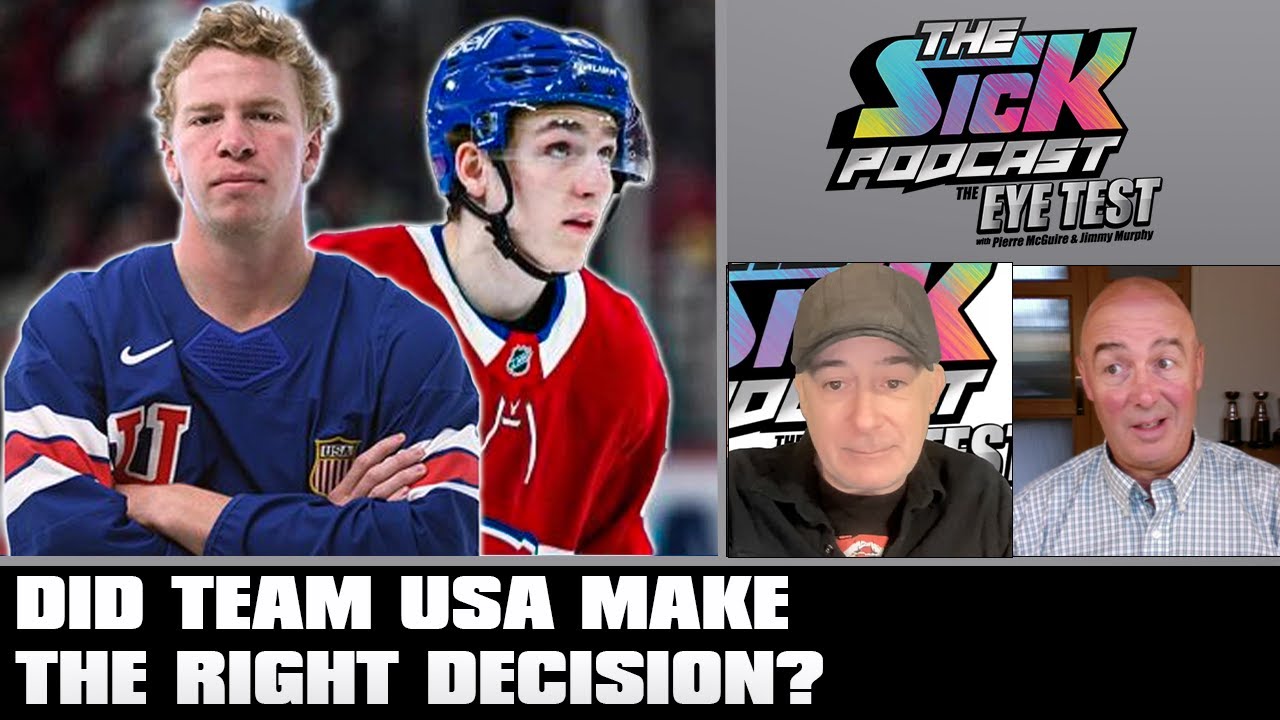Did Team USA Make The Right Decision? | The Sick Podcast - The Eye Test January 21 2026