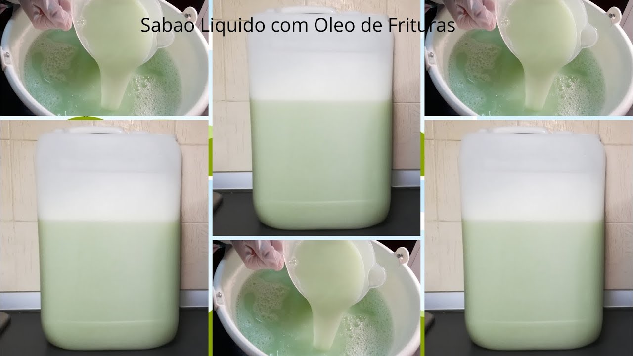 sabao liquido com oleo de frituras para Iniciante