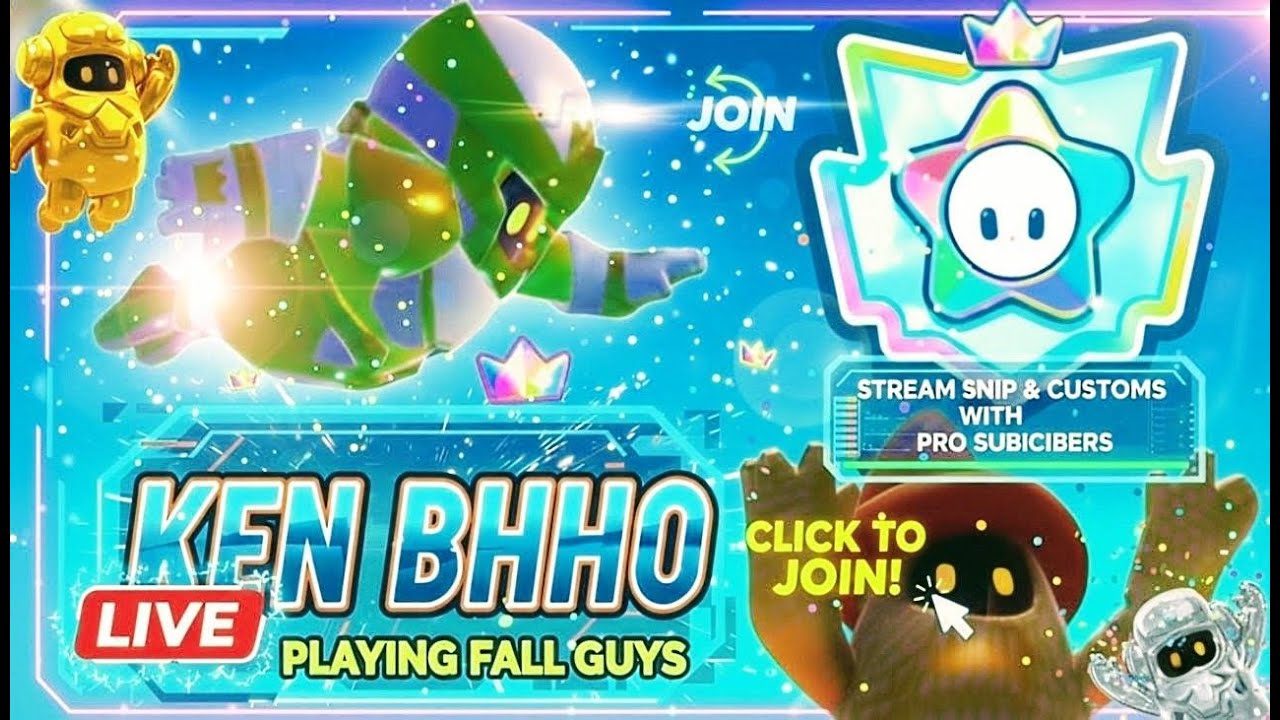 Fall guys Live Stream Let's Goooooooo  is Here! #kenbhhofallguy #fallguys in USA #13