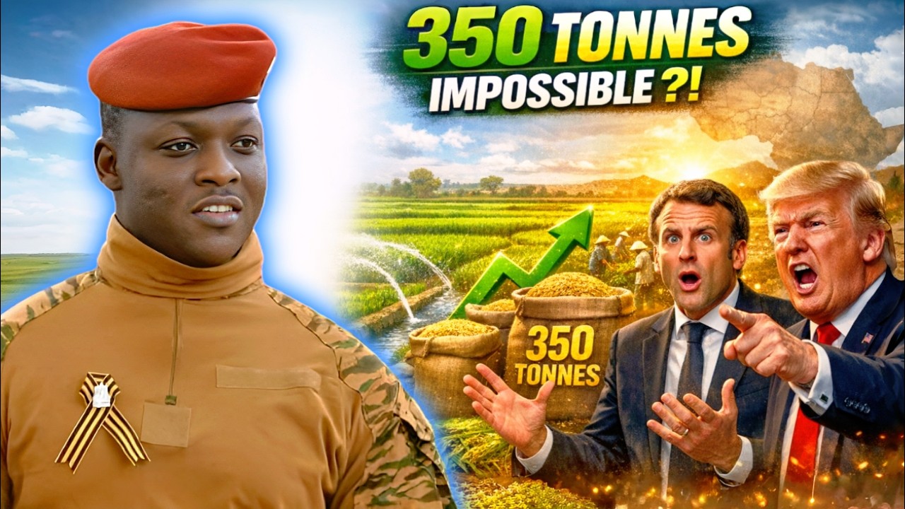 Ibrahim Traoré : 350 tonnes sur 115 hectares… la révolution agricole qui choque le monde