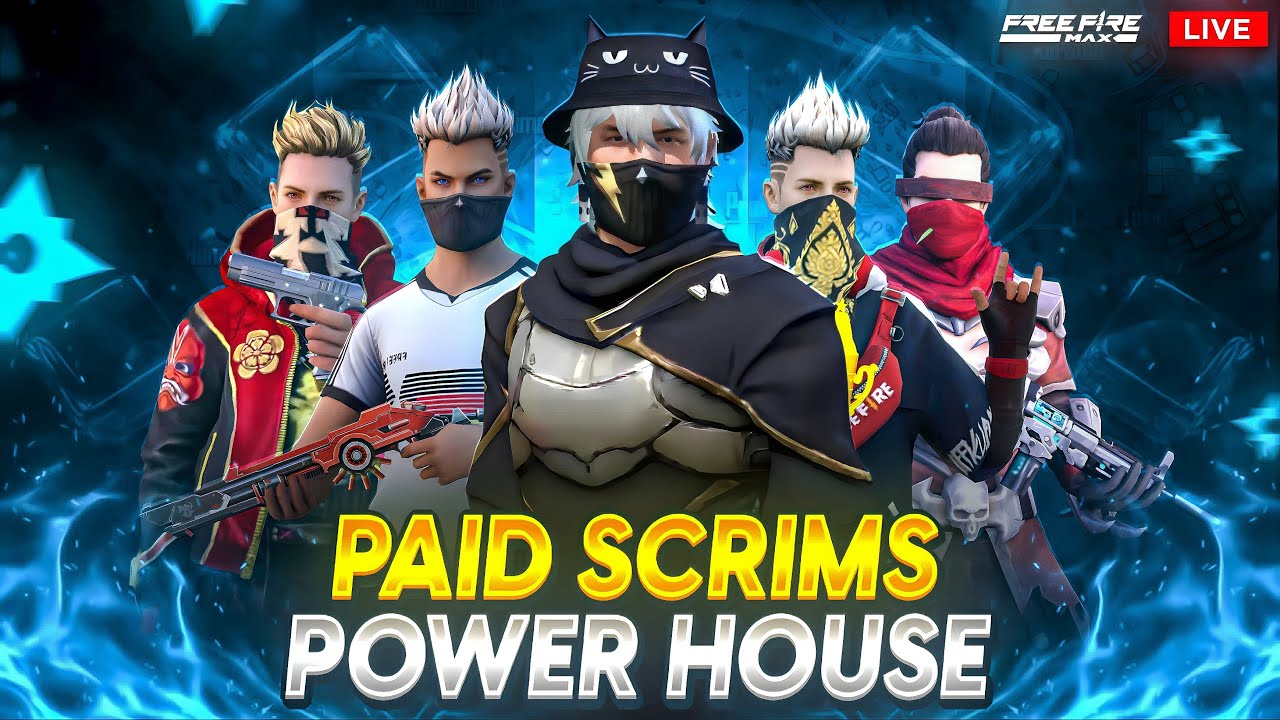 PAID SCRIMS WITH POWER HOUSE! 🔥🚀 CHERRY IS LIVE 🖤 GRINDING UNTIL#1 😬 #nonstopgaming #freefirelive