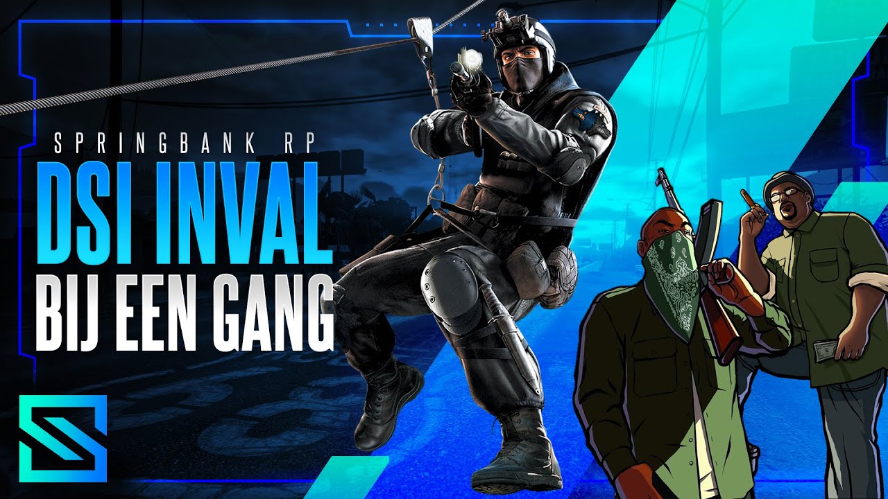 DSI inval bij een gang op Springbank RP