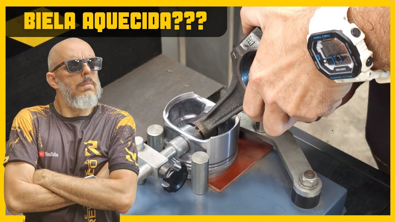 BIELA AQUECIDA!!! COMO MONTAR BIELAS?? MONTAGEM DOS PISTÕES NAS BIELAS!!! GM 2.0 ... ASTRA, VECTRA