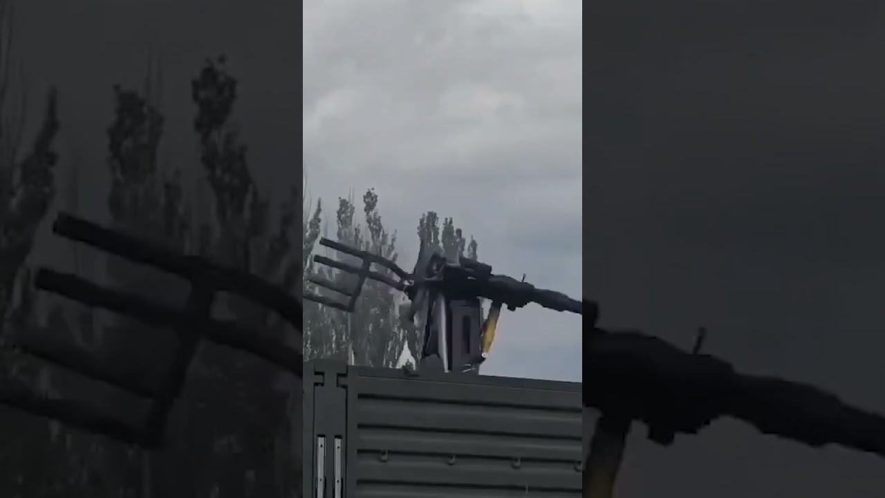 Russian Soldier Thrown From Helicopter Gun Turret During Training Exercise in Viral Video #shorts