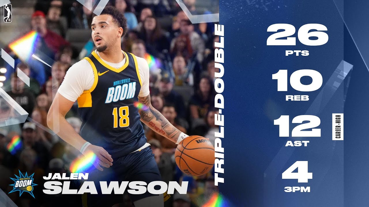 Jalen Slawson was NONSTOP With 26 PTS 10 REB 12 AST!