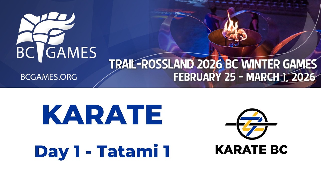 Trail-Rossland 2026 BC Winter Games - Karate - Day 1 - Tatami 1