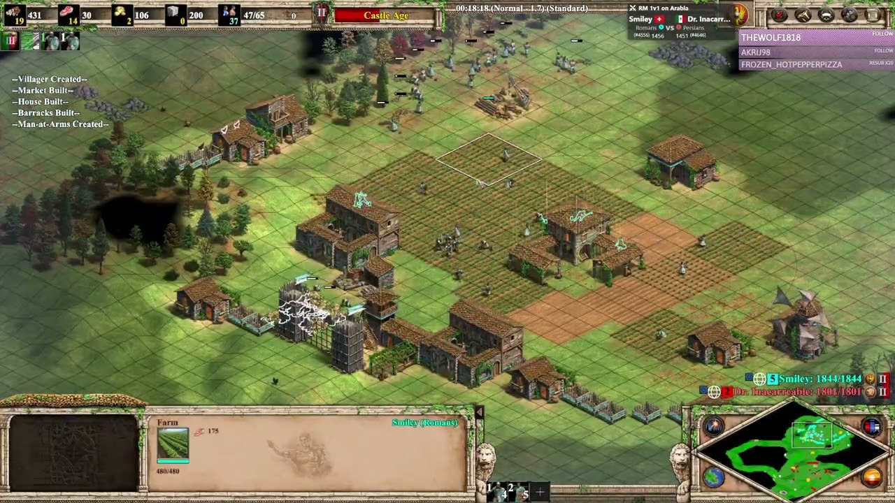 Crazy good and fun 1v1 game on Arabia