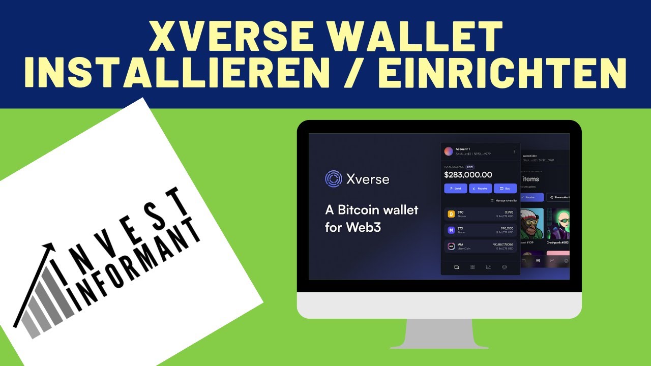 Xverse ₿ Wallet 👛 installieren und einrichten | Deutsch |