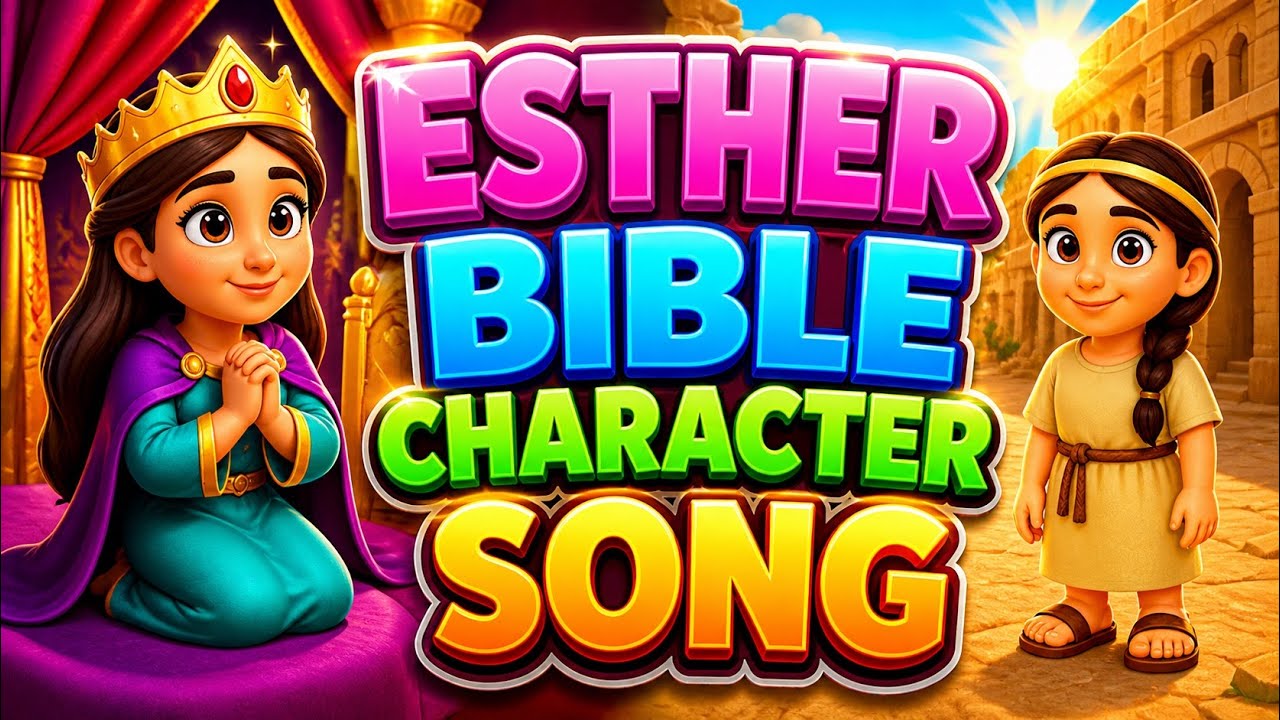 Esther Animated Bible Story for Kids | Sing Along Bible Character Song