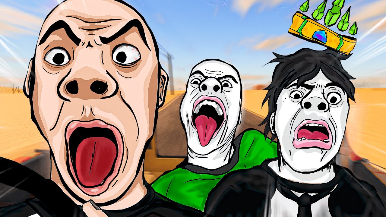 3 youtubers idiotas em uma VIAGEM no DESERTO no ROBLOX...