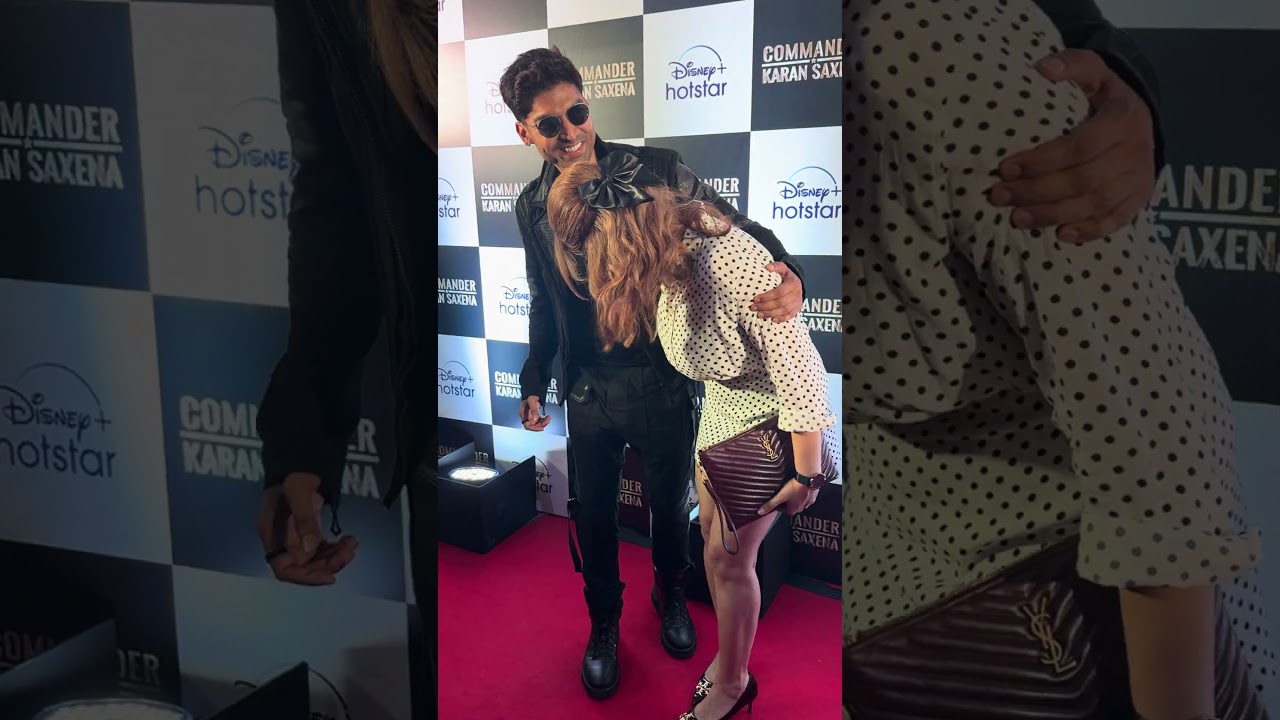 Munmun Dutta & Gurmeet choudhary At Screening Of Series Commander Karan Saxena