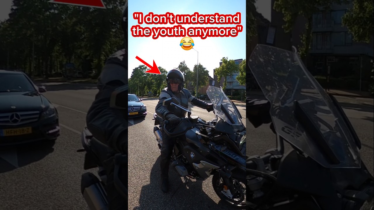 Oldtimer doesn't understand? 🤷🏼&zwj;♂️😂 #bike #bikelover #bikelife #motorcycle #motovlog #goodvibes