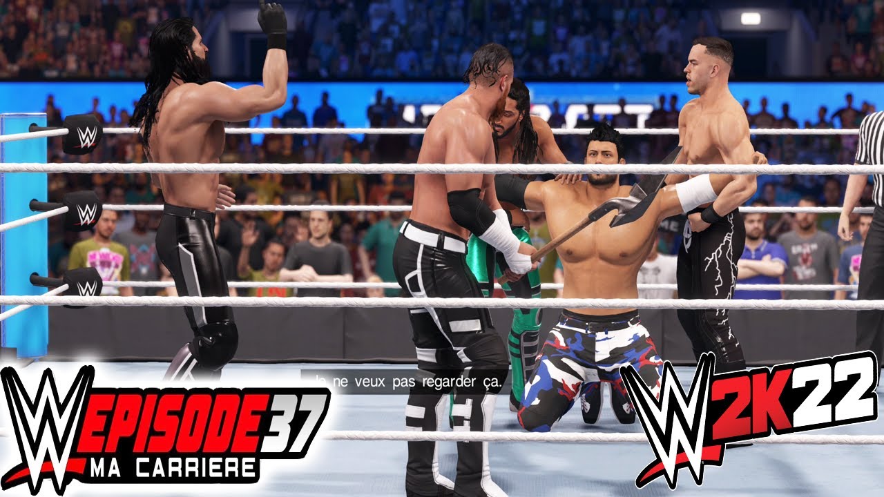 WWE 2K22 MA CARRIERE #37 - WRESTLEMANIA, LE COMBAT DE MA VIE