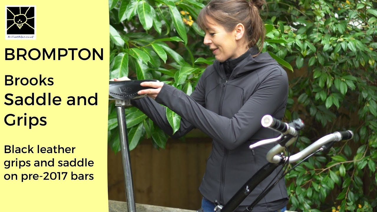 Обновление седла и ручек Brompton Brooks