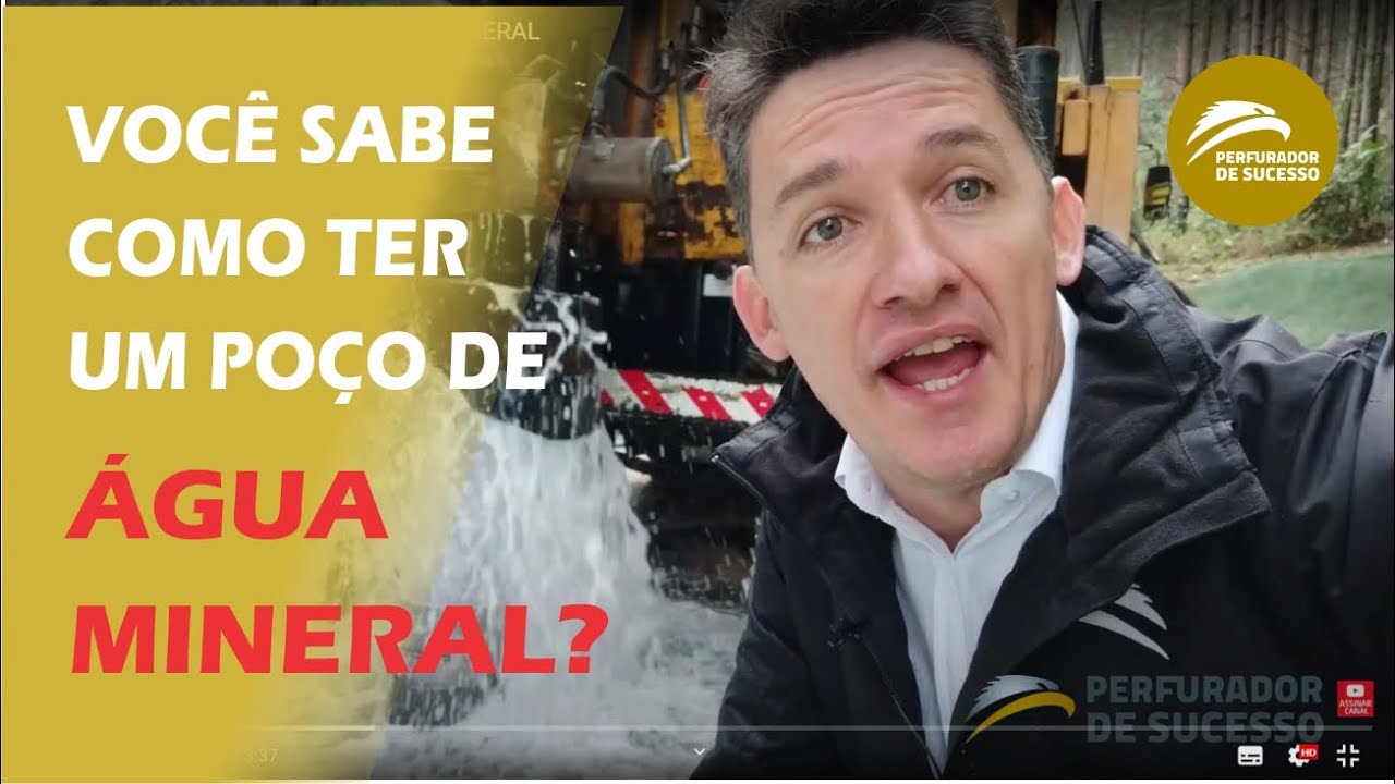 PERFURAÇÃO DE POÇO - PARA ÁGUA MINERAL