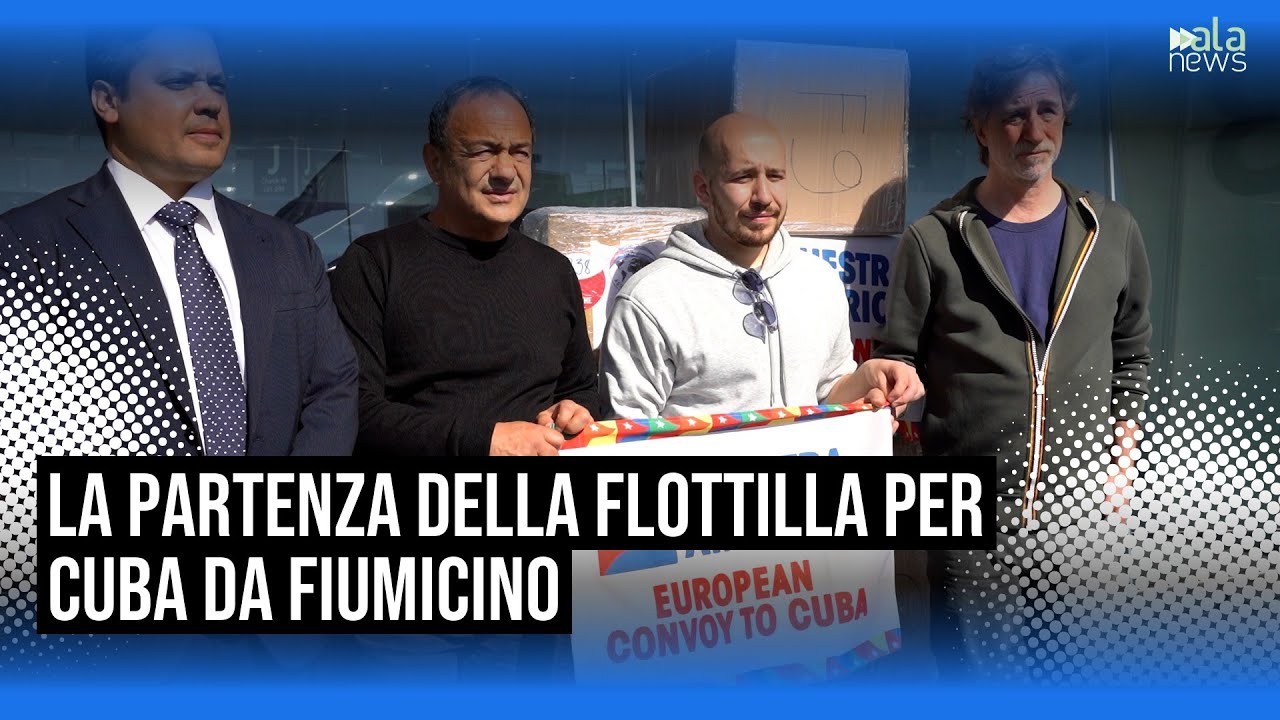 Da Roma Fiumicino Flotilla aerea con aiuti per Cuba: 