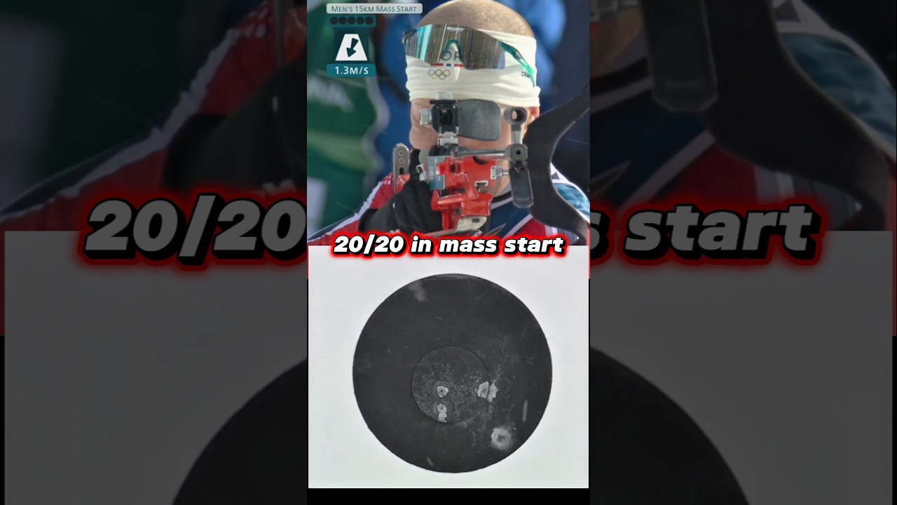 Johannes Dale-Skjevdal 🥇🇳🇴 #biathlon #olympics #milanocortina2026
