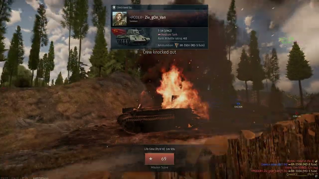 War Thunder Tank Battle (35) No Commentary