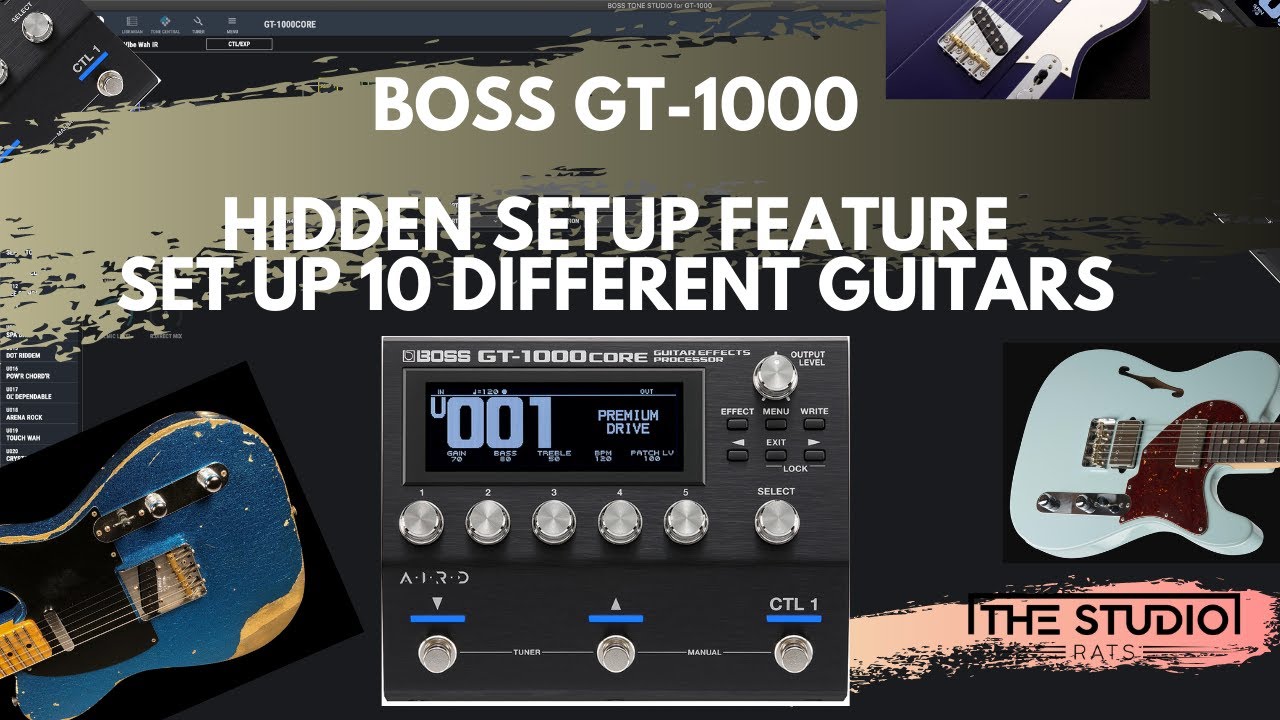 Boss GT-1000 - Have You Set Yours Up Properly?