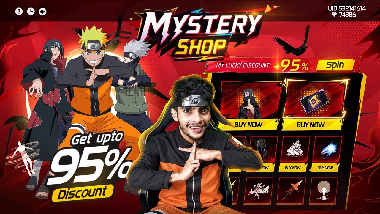OB55 MYSTERY SHOP 🔥 Free Fire Max