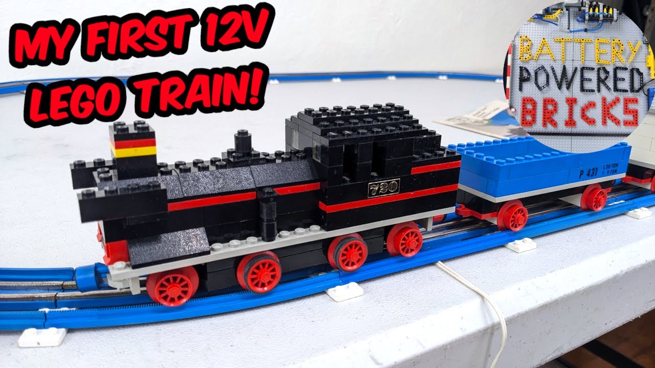 My first 12v Lego Train!