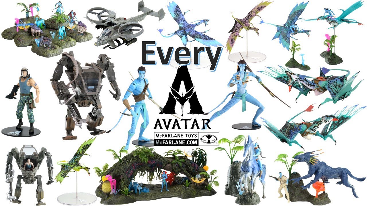 *see newer video* Every McFarlane Toys World of Pandora Avatar Action Figure Comparison List