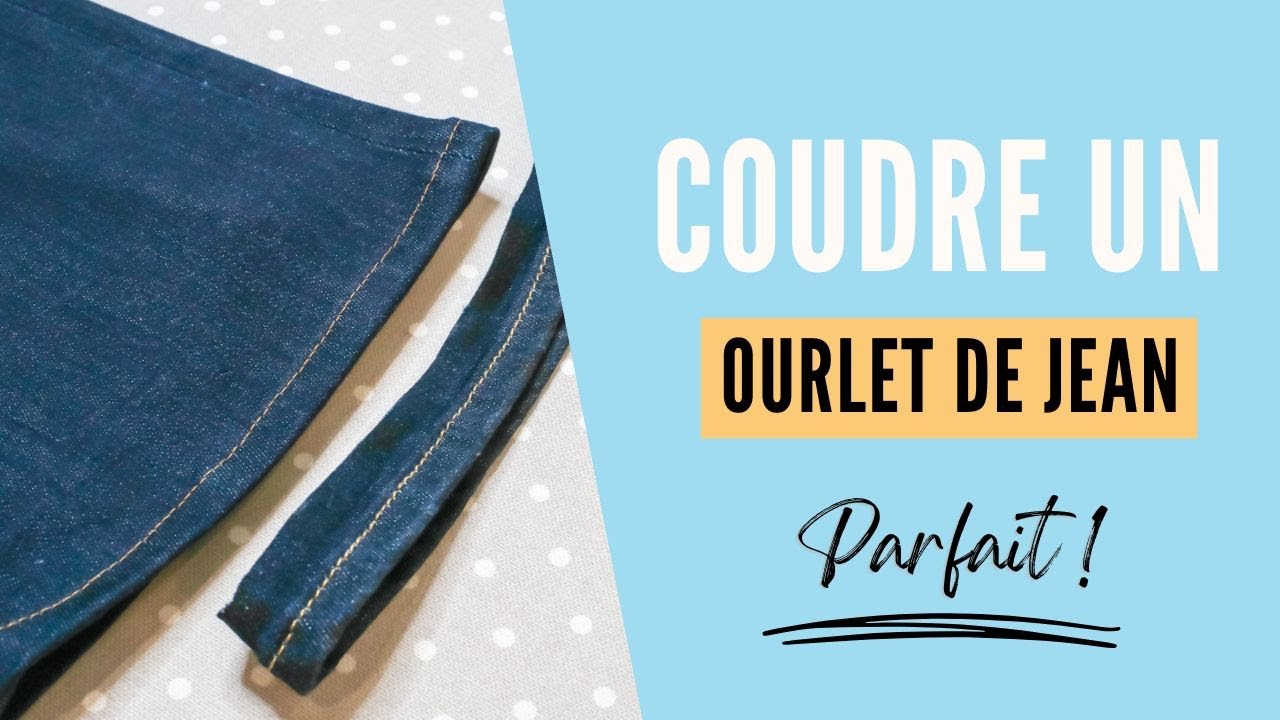 Coudre un ourlet de jean, c'est facile ! 👌🏻