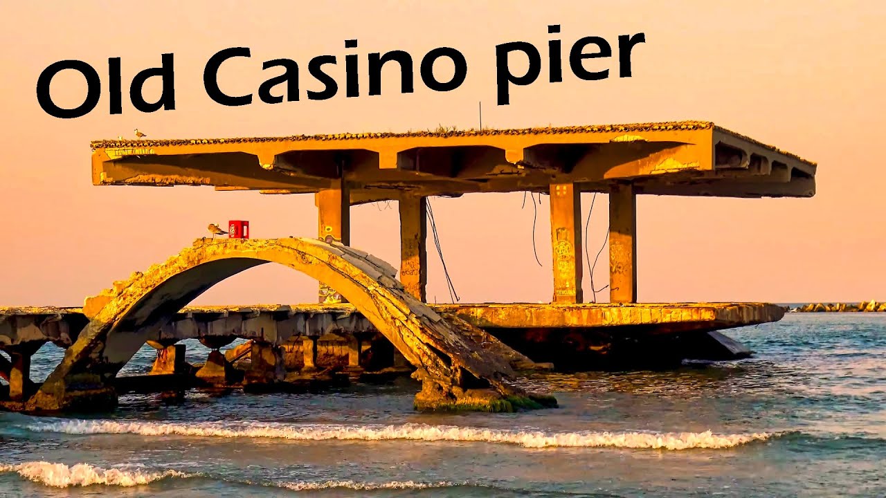 Казино пирс из Мамая в руинах, снятый в 4K