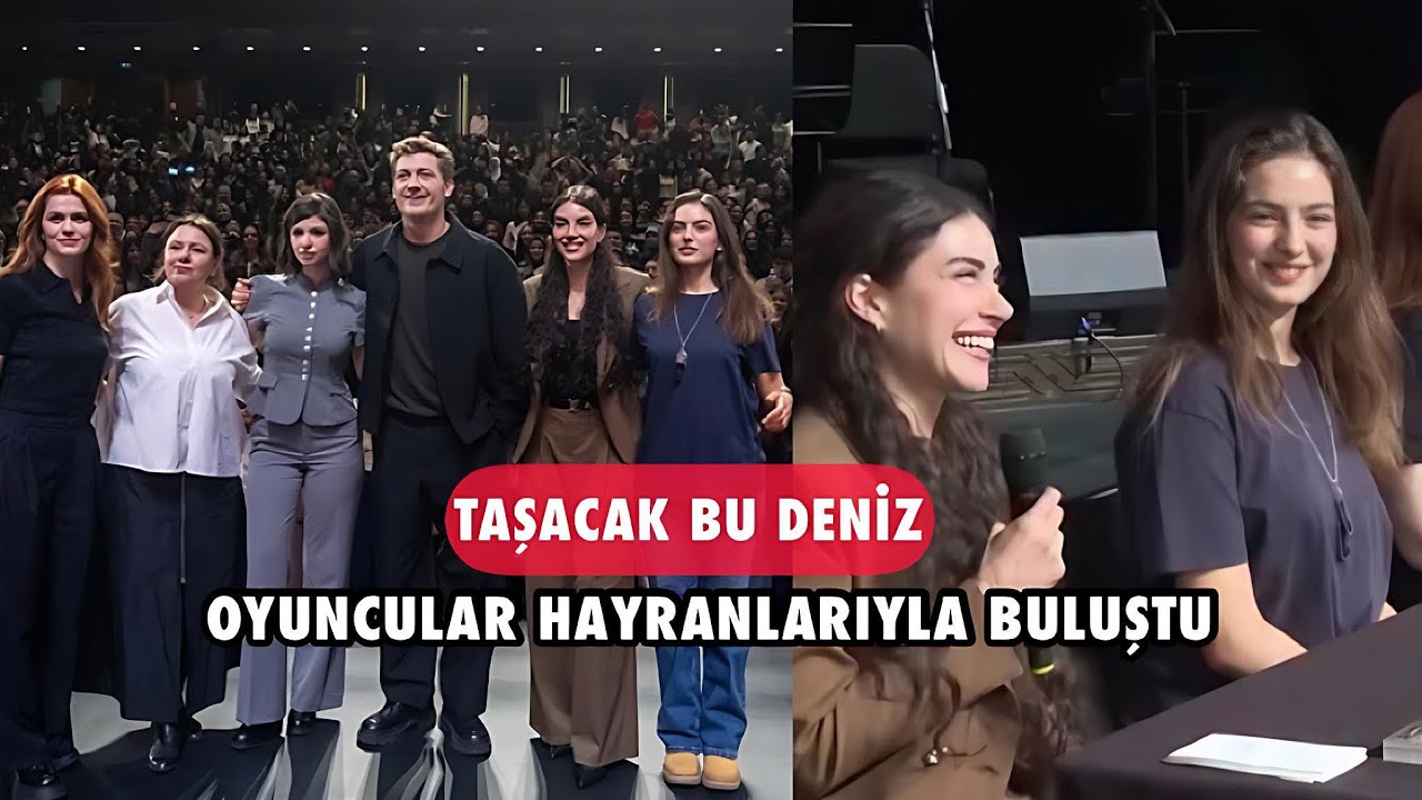 Taşacak Bu Deniz dizisi oyuncuları Cumhurbaşkanlığı Külliyesi’nde sevenleriyle buluştu! 🎬