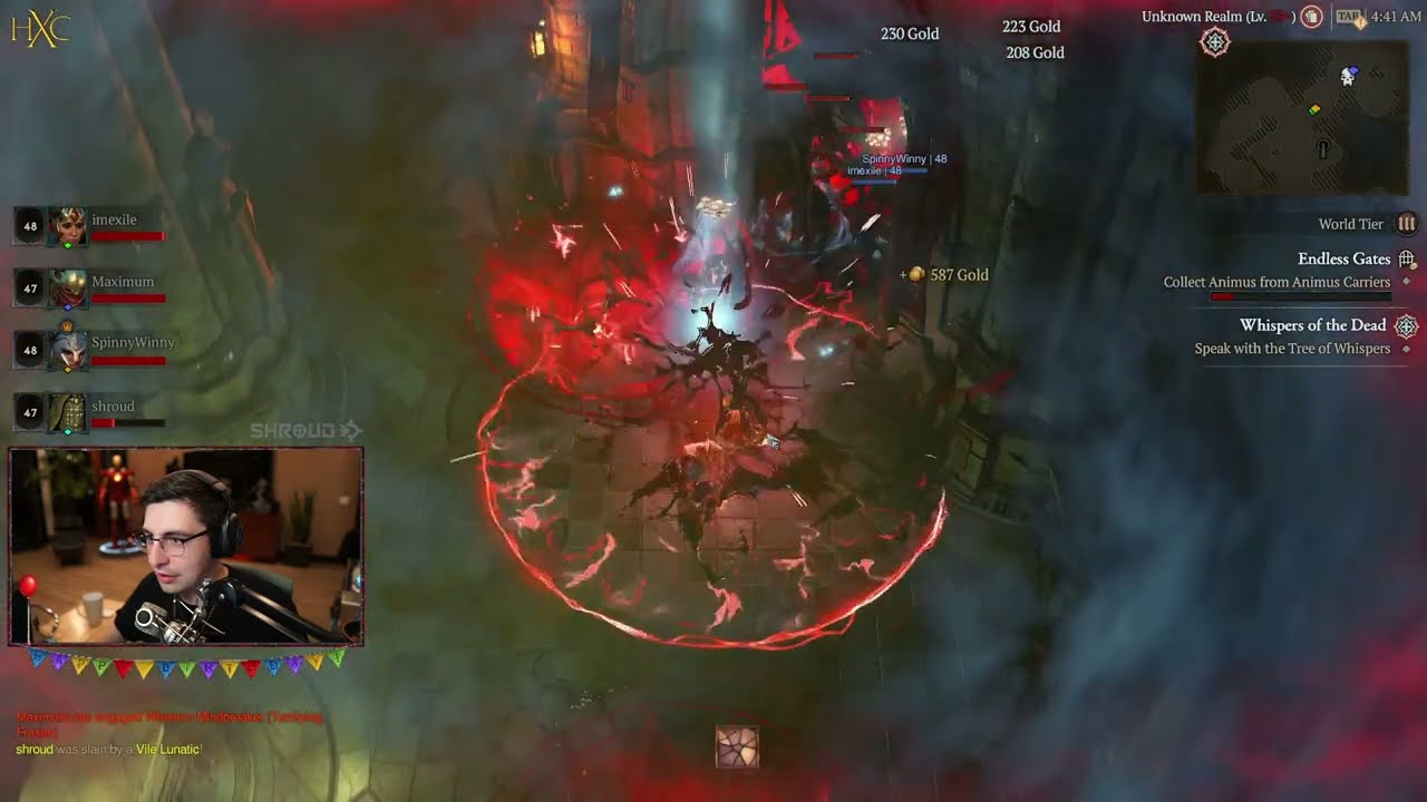 F Shroud - Shroud died in Diablo 4 HC Mode! Reaction