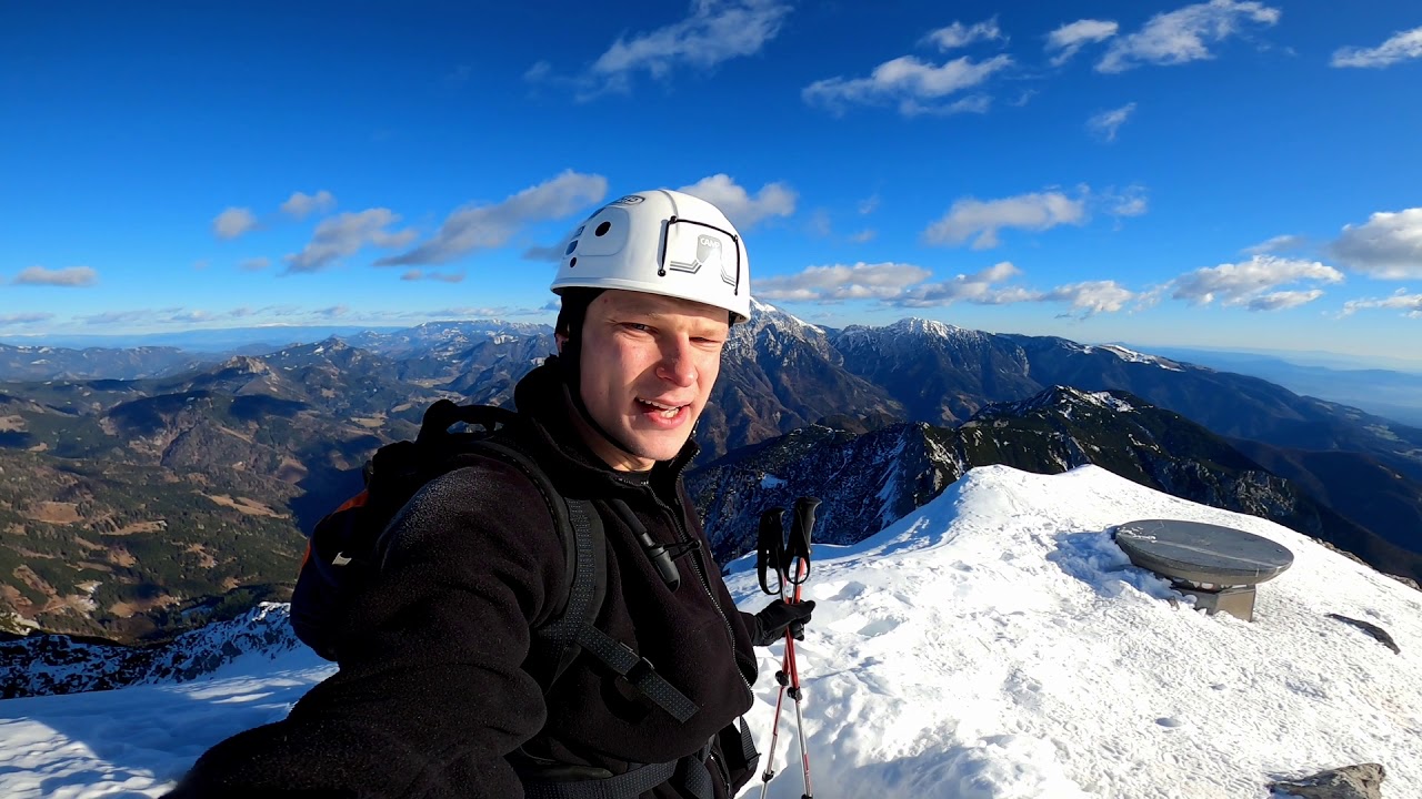 Storžič via Dom na Kali&scaron;ču