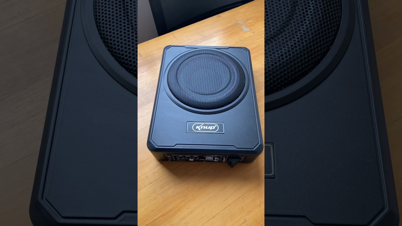 Subwoofer Ativo Slim KNUP SC501 8&rdquo; 200W RMS