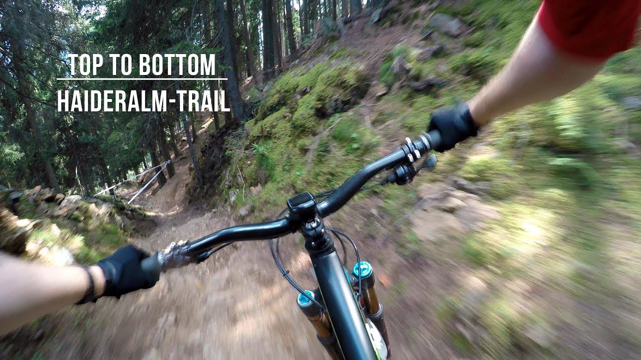Sankt Valentine Haideralm-Trail top to bottom run in 4K