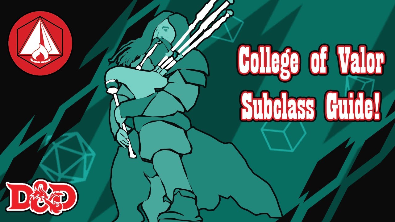Valor Bard - Subclass Guide - D&D 5e