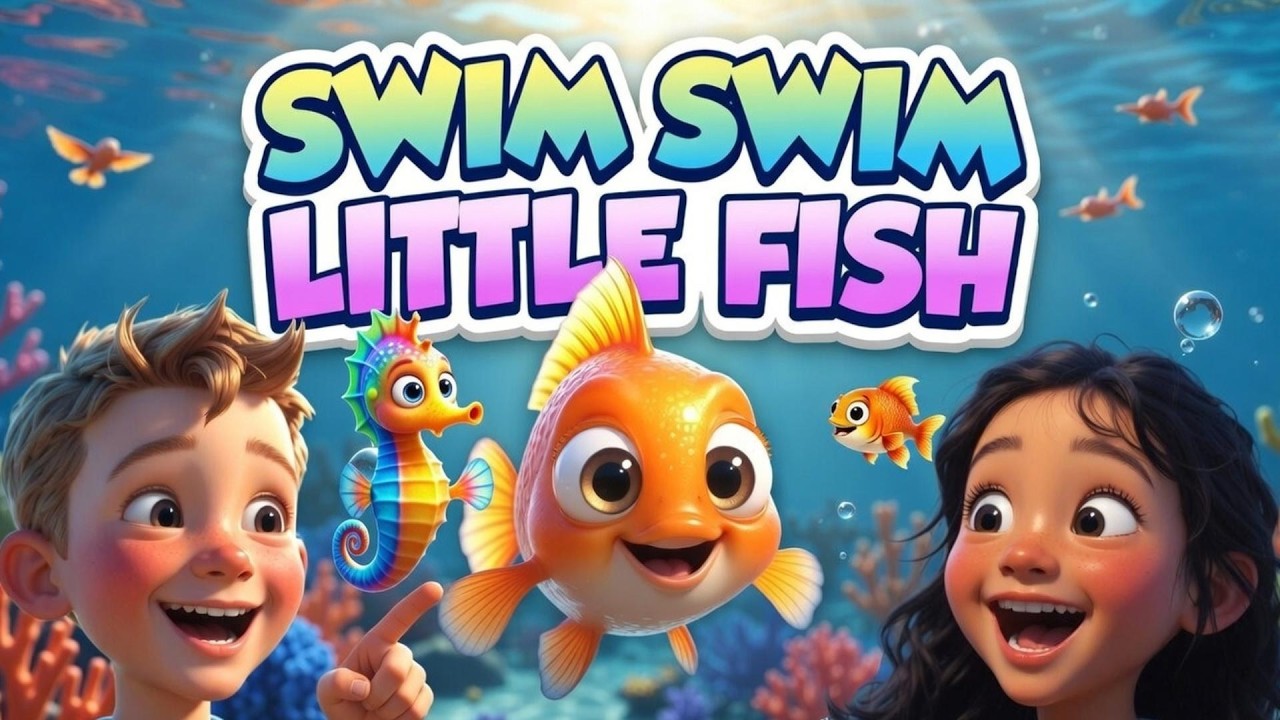 Swim Swim Little Fish 🐟 | स्विम स्विम लिटिल फिश | Fun Kids Song | Baby & Toddlers Rhymes