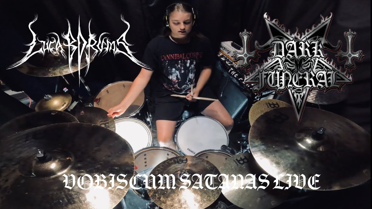 DARK FUNERAL - VOBISCUM SATANAS LIVE FULL DRUM COVER 