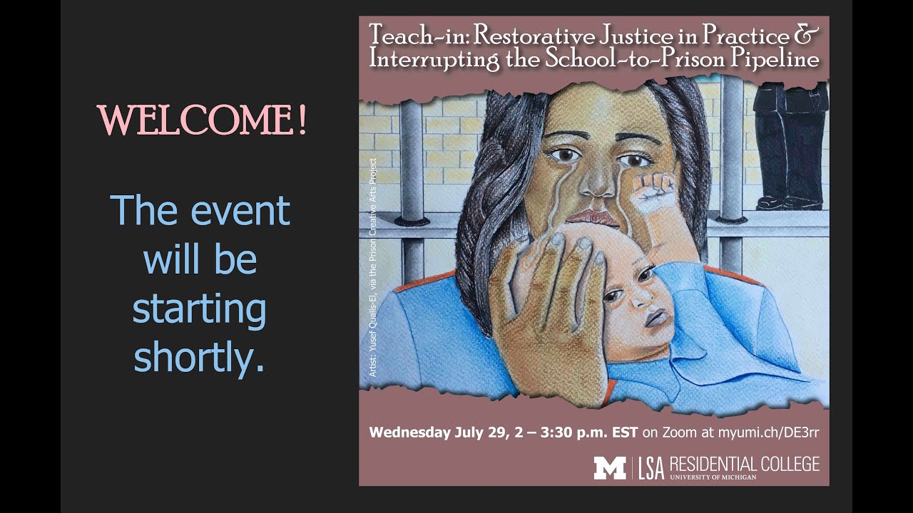 RC Summer Panel Series: Restorative Justice in Practice 7/29