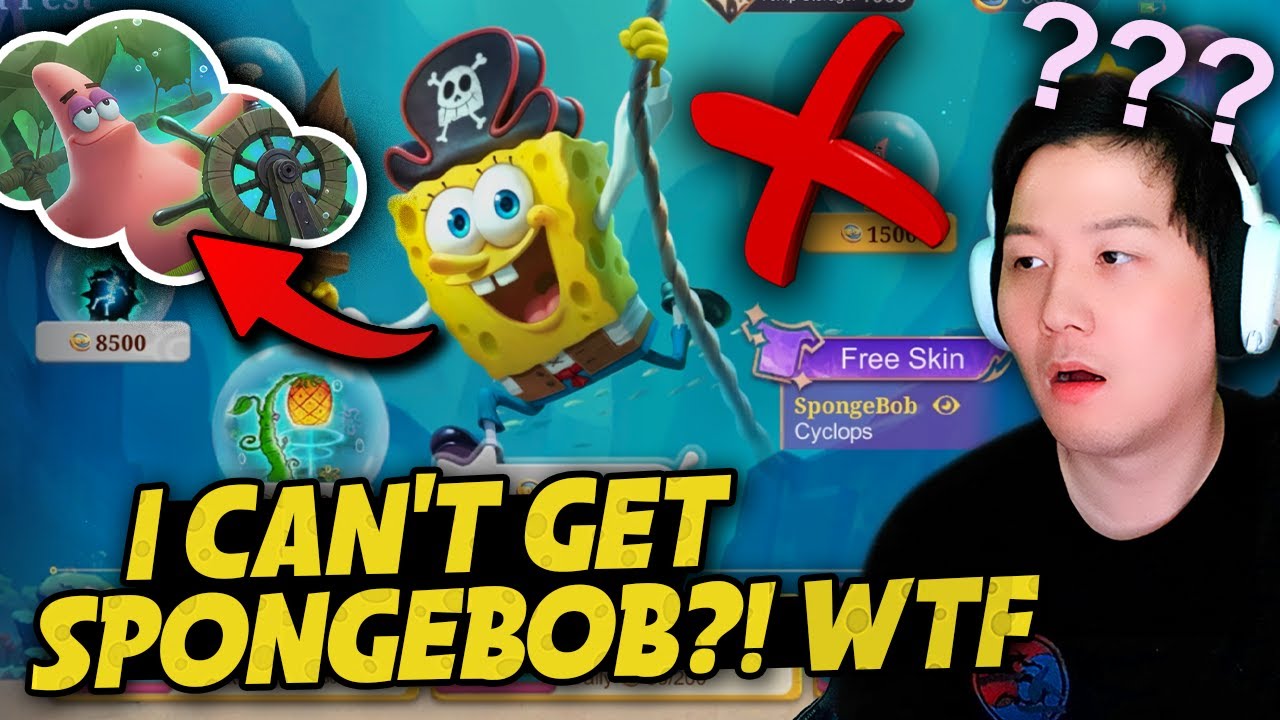We can't get Free Spongebob and Patrick skin!?