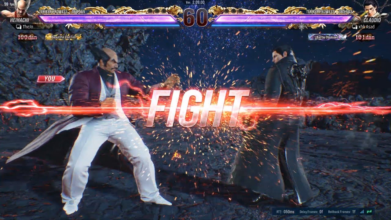 Tekken 8 | Heihachi Fights Xhk Asad Claudio in Rank..!!