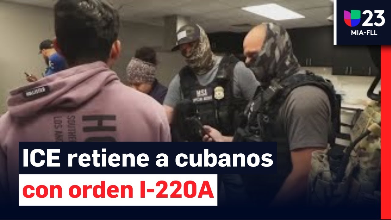ICE arresta a cubanos con I-220 A tras sus citas de inmigración en Miami
