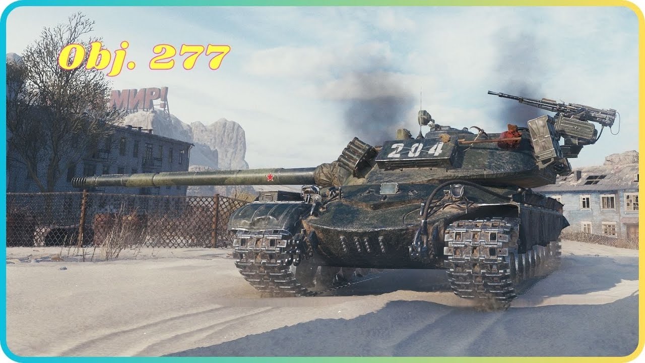 Obj. 277.  10k dmg. World of Tanks Top Replays.