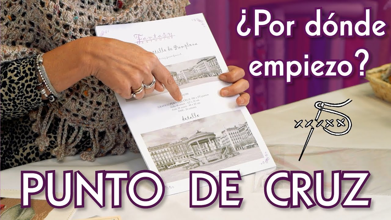Cuadros grandes de punto de cruz, ¿POR DÓNDE EMPIEZO? || Leyreideas