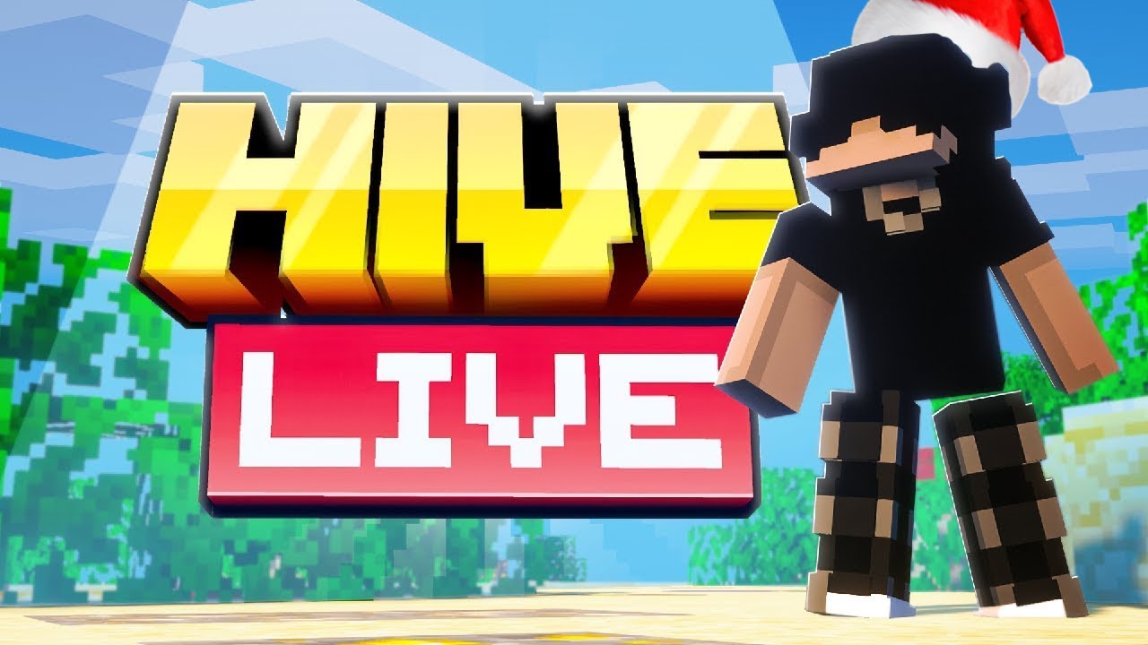 🔴HIVE LIVE BUT IT'S WINTER (custom servers, party's, bedwars)