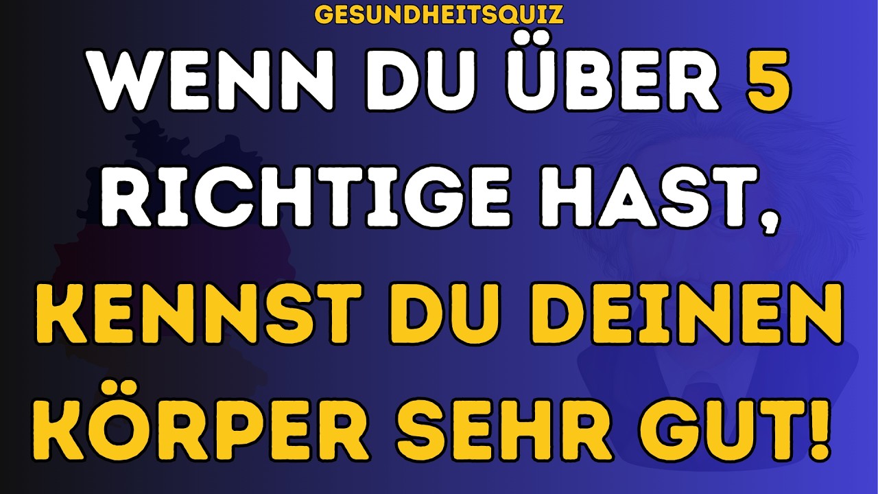 Kannst du diesen Quiz zur menschlichen Anatomie schlagen 🧠 30 herausfordernde Fragen! 💪